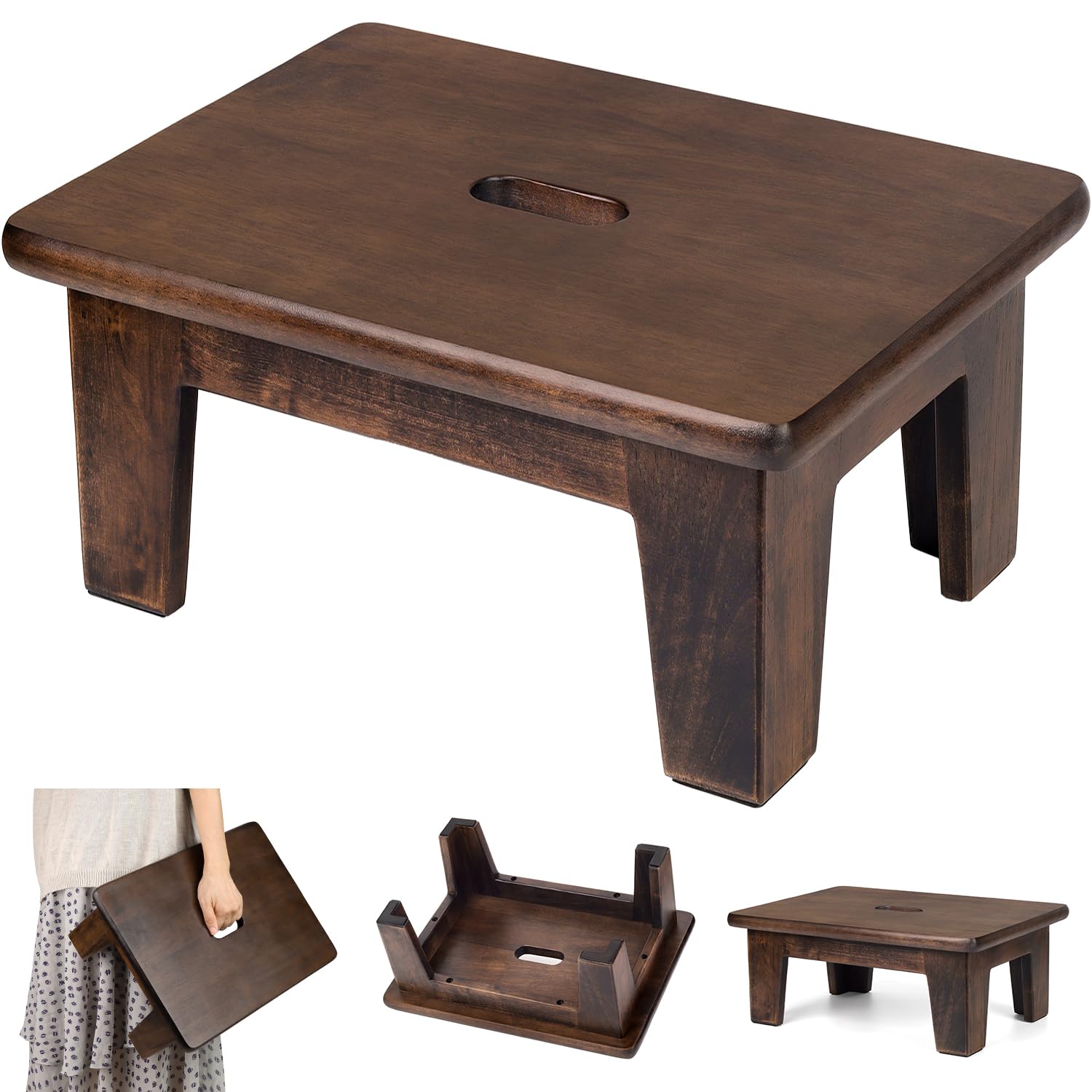 Amazon.com: Wooden Step Stool (16.5