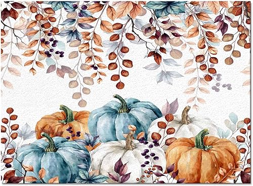 Miniatura 4 de Alfombra rectangular de Acción de Gracias para sala de estar, alfombra rectangular para interiores de 2 pies 7 pulgadas x 5 pies, alfombra de baño