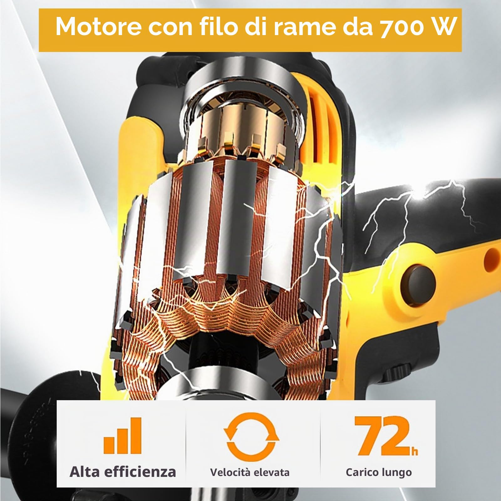 Lucidatrice, Set Lucidatrice per Auto 700 W, 600-3700 giri/min, Set di 19 Lucidatrici per Auto per la Cura Dell'auto, Lucidatura, Ceratura, Rimozione dei Graffi