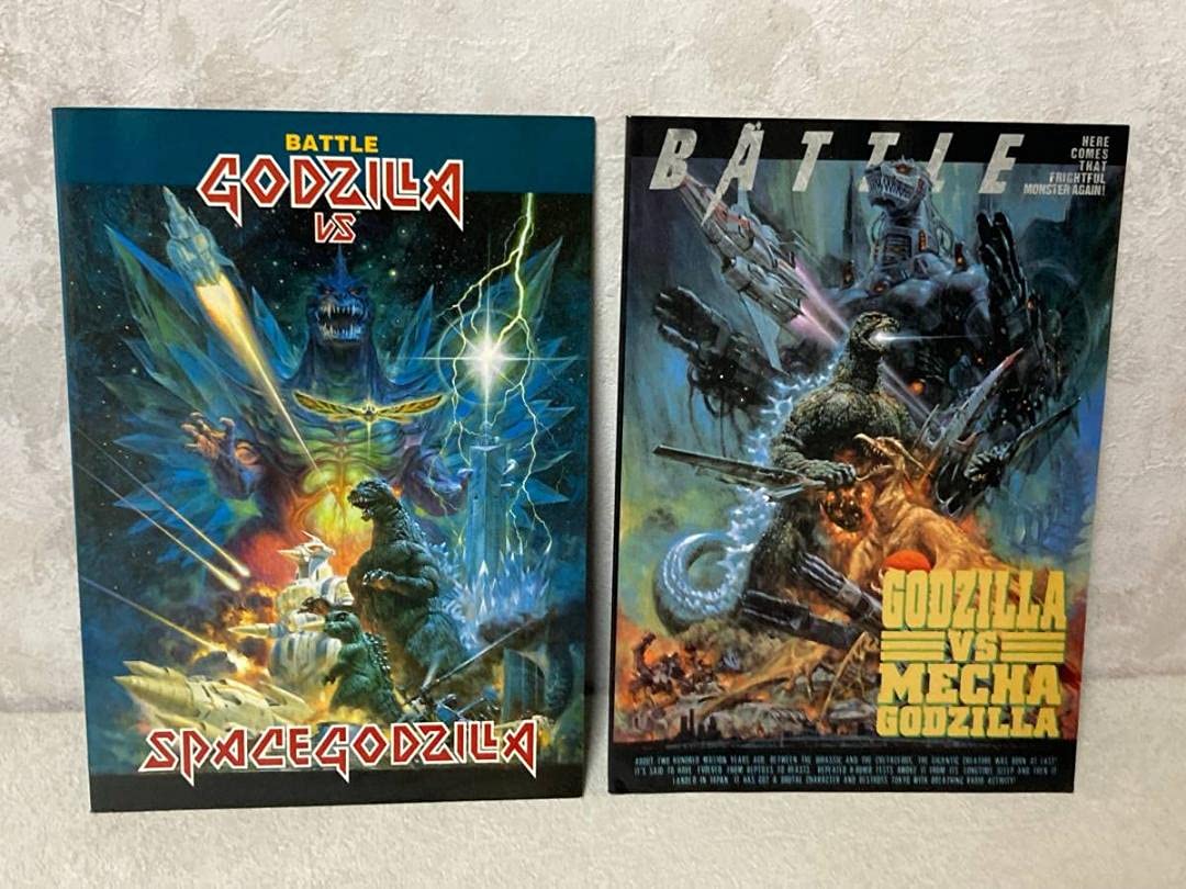 【レア】　ゴジラVSメカゴジラ　ノート ゴジラVSメカゴジラ』ゴジラとメカゴジラがプラモデル化！リアル