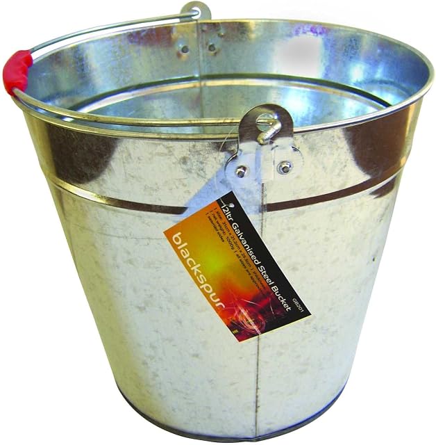 12ltr Galvanised Steel Bucket