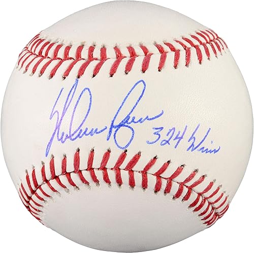 Miniatura 1 de Nolan Ryan Texas Rangers Autographed Baseball with "324 Wins" Inscription - Autographed Baseballs