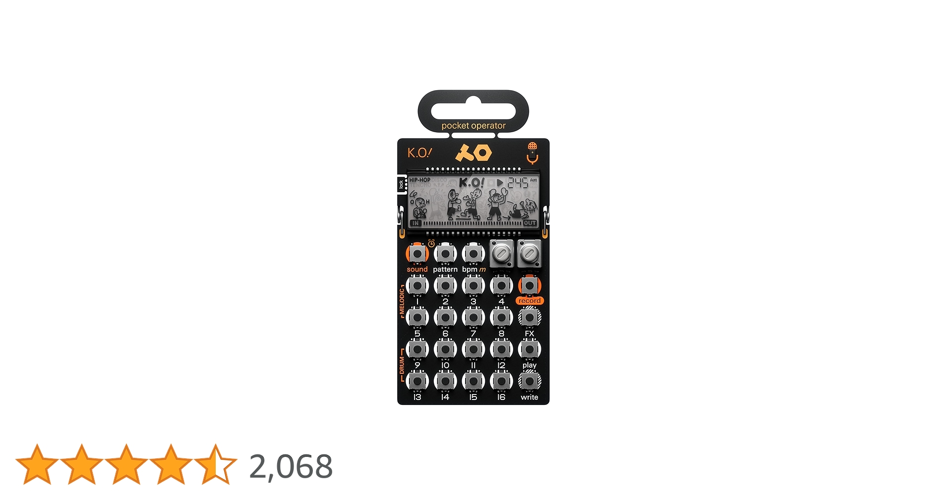 KAOSSILATOR2S　と　 PO-33 K.O!　のセット Amazon | Teenage Engineering PO-33 Pocket Operator KO
