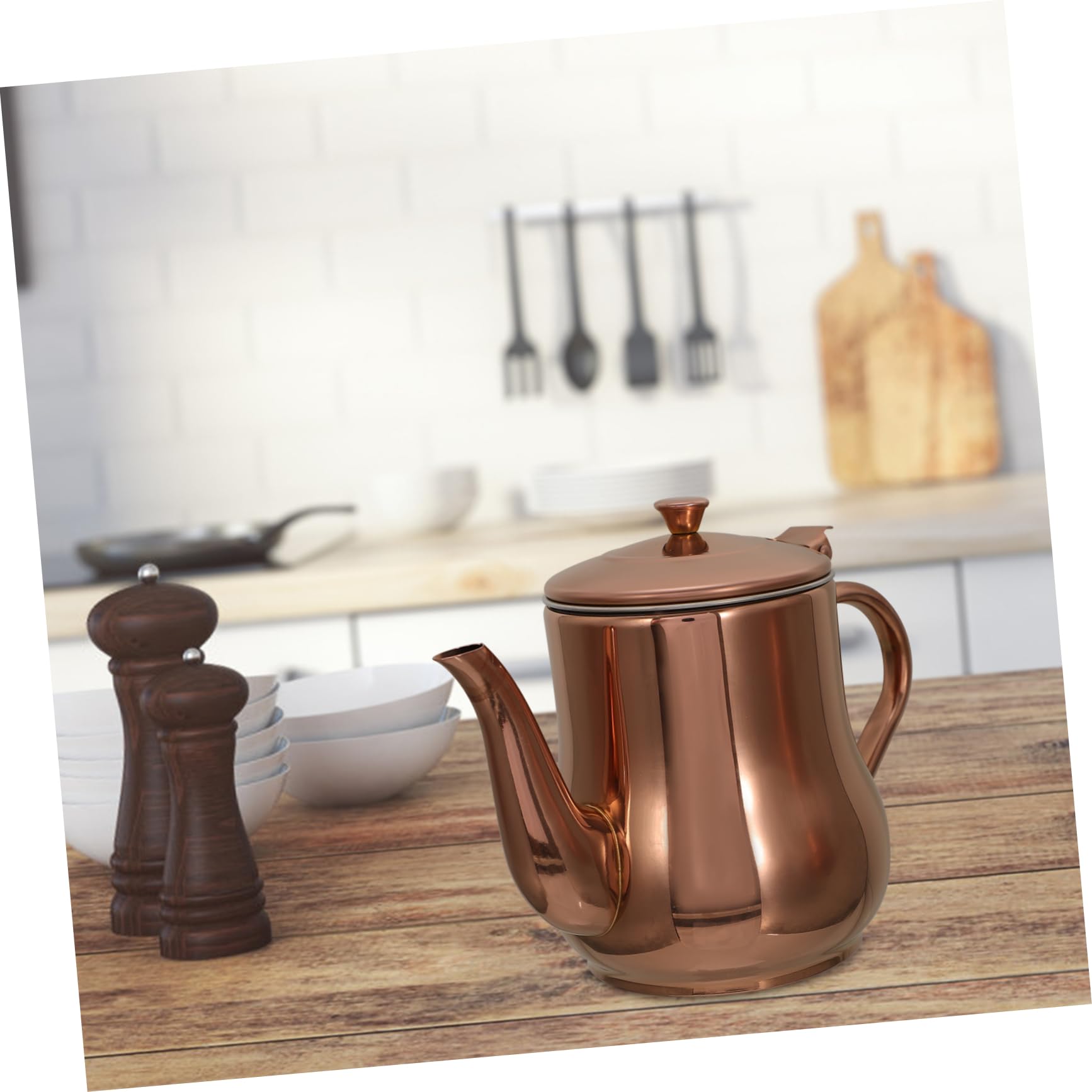 Didiseaon Recipiente Duradera de Aceite para Acero Inoxidable de 500ml Práctica Colador Integrado y Diseño Multiusos Adecuado para Cocina
