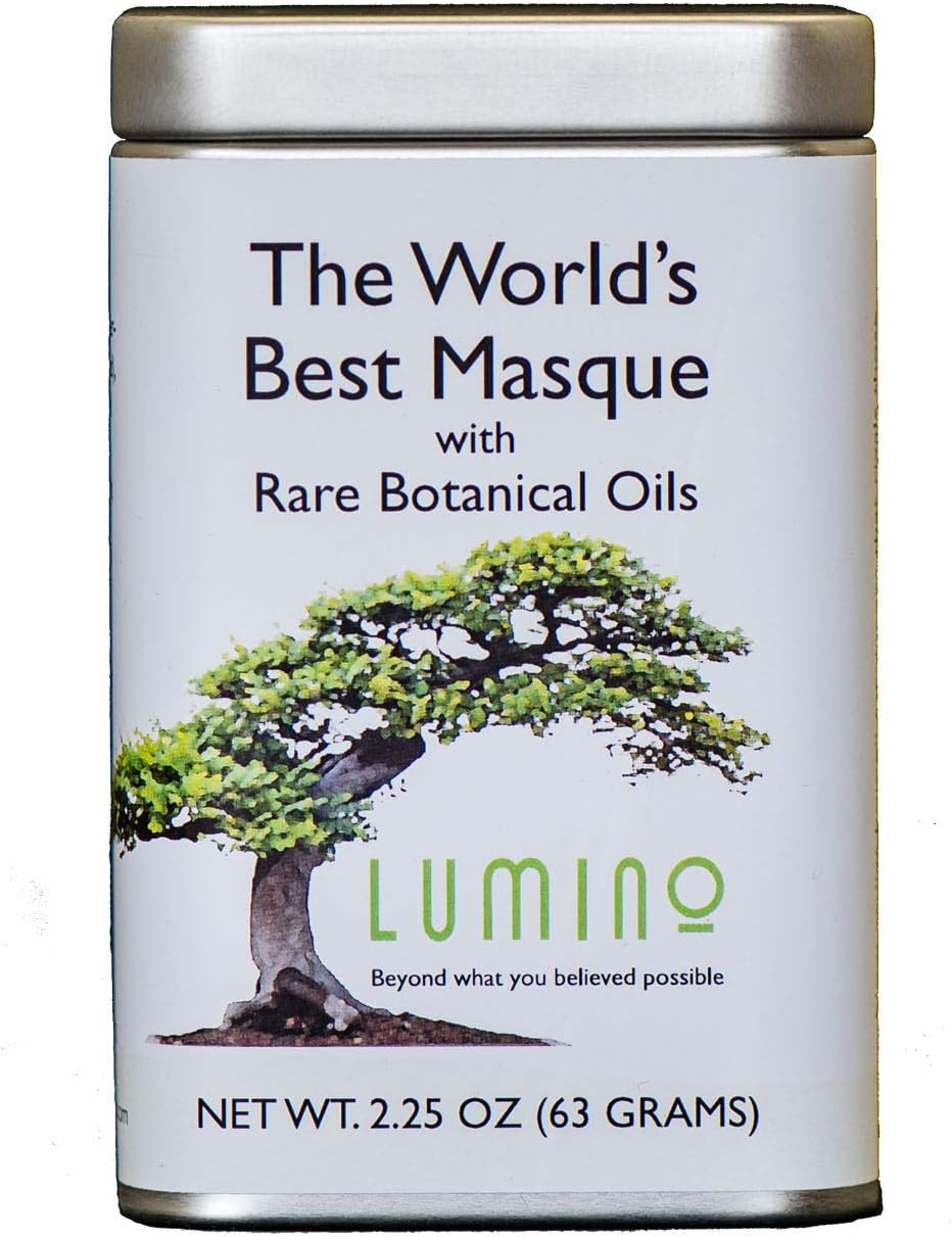Lumino Wellness The World's Best Masque and Cleanser Facial Mask - Natural - 2.25 Ounce