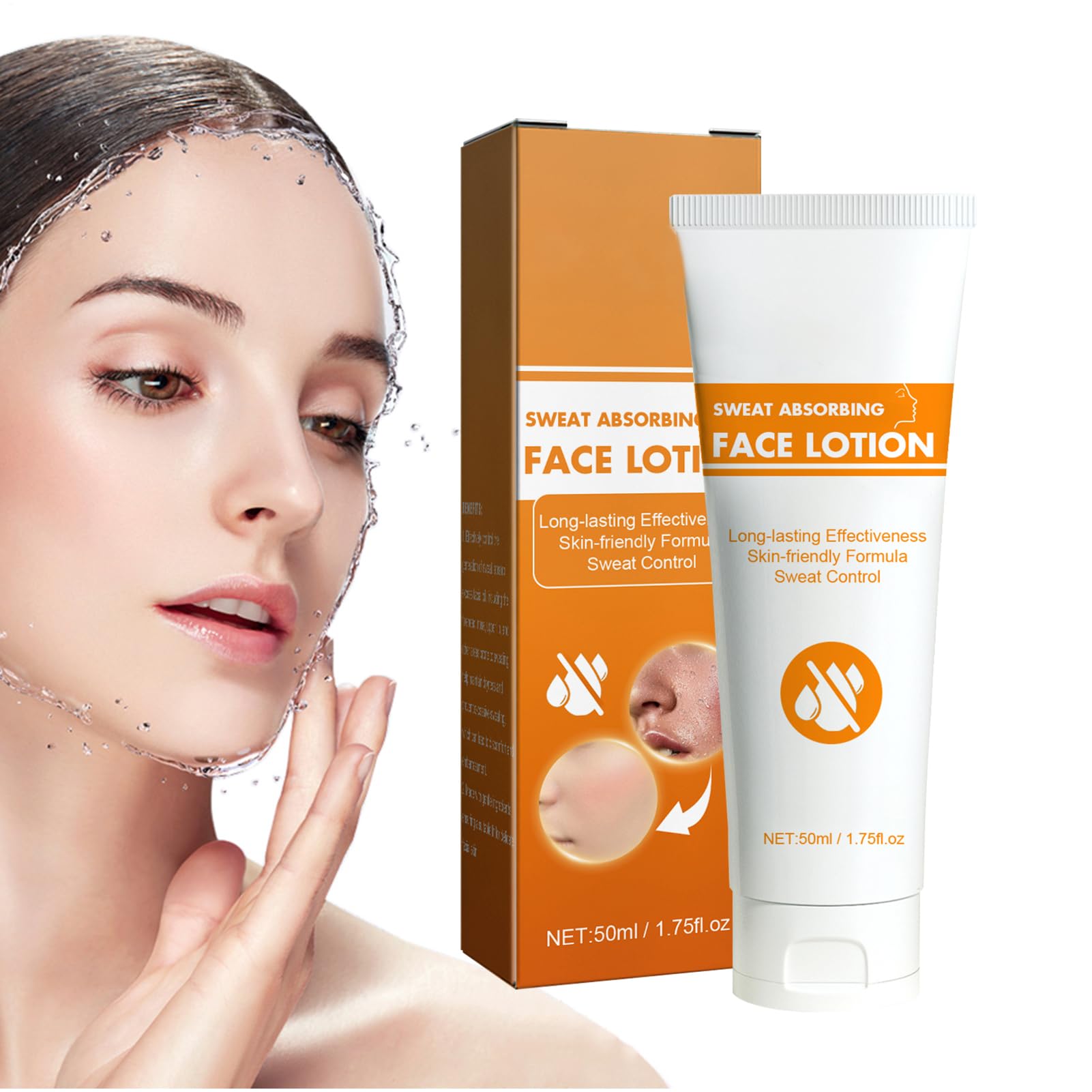 Anti Sudor Para Rostro, Loción Facial Absorbente De Sudor, Frente Y Cabelludo Y Control De Aceite Facial, Polvo Mágico Para Hombres Y Mujeres, Loción Facial Para La Frente Stay-Dry
