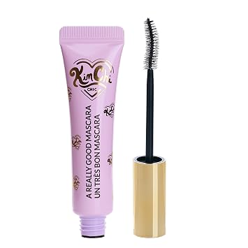 KimChiChic Beauty A Really Good Mascara, Volumizing & Curling Formula, All-Day Wear with Vitamin E, Cruelty Free and Paraben Free, Black, 02-Volume & Curling