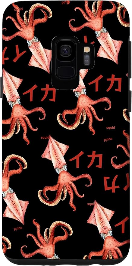 Amazon Co Jp Galaxy S10 ピンクのイカ タコ モンスター 触手 クラーケン 日本語文字 スマホケース 家電 カメラ