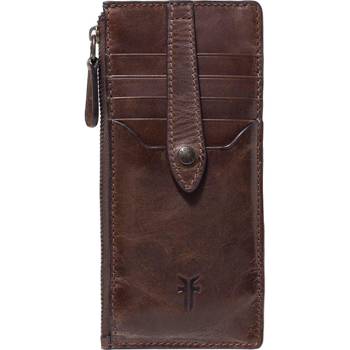 Frye Women's Melissa Snap Card Wallet, Stylish Design with Holder & Slots, Compact for Purse