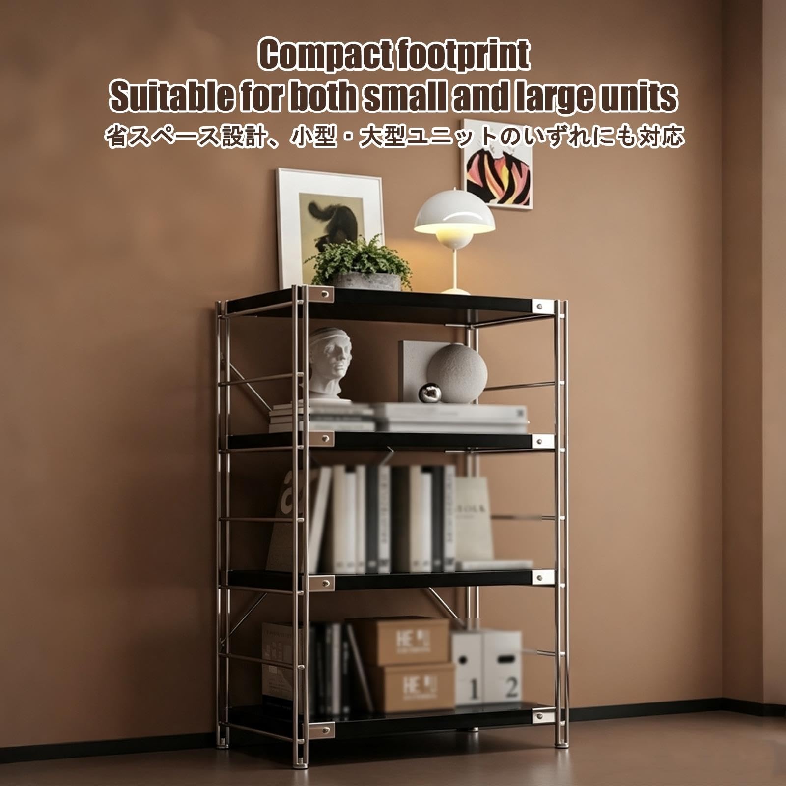 Tavolo per Acquario, Acquario con Mobile Completo | Realizzato in Acciaio e Legno; Supporta Un Carico di 150 Kg(B,40x30x50cm/15.7x11.8x19.7in)