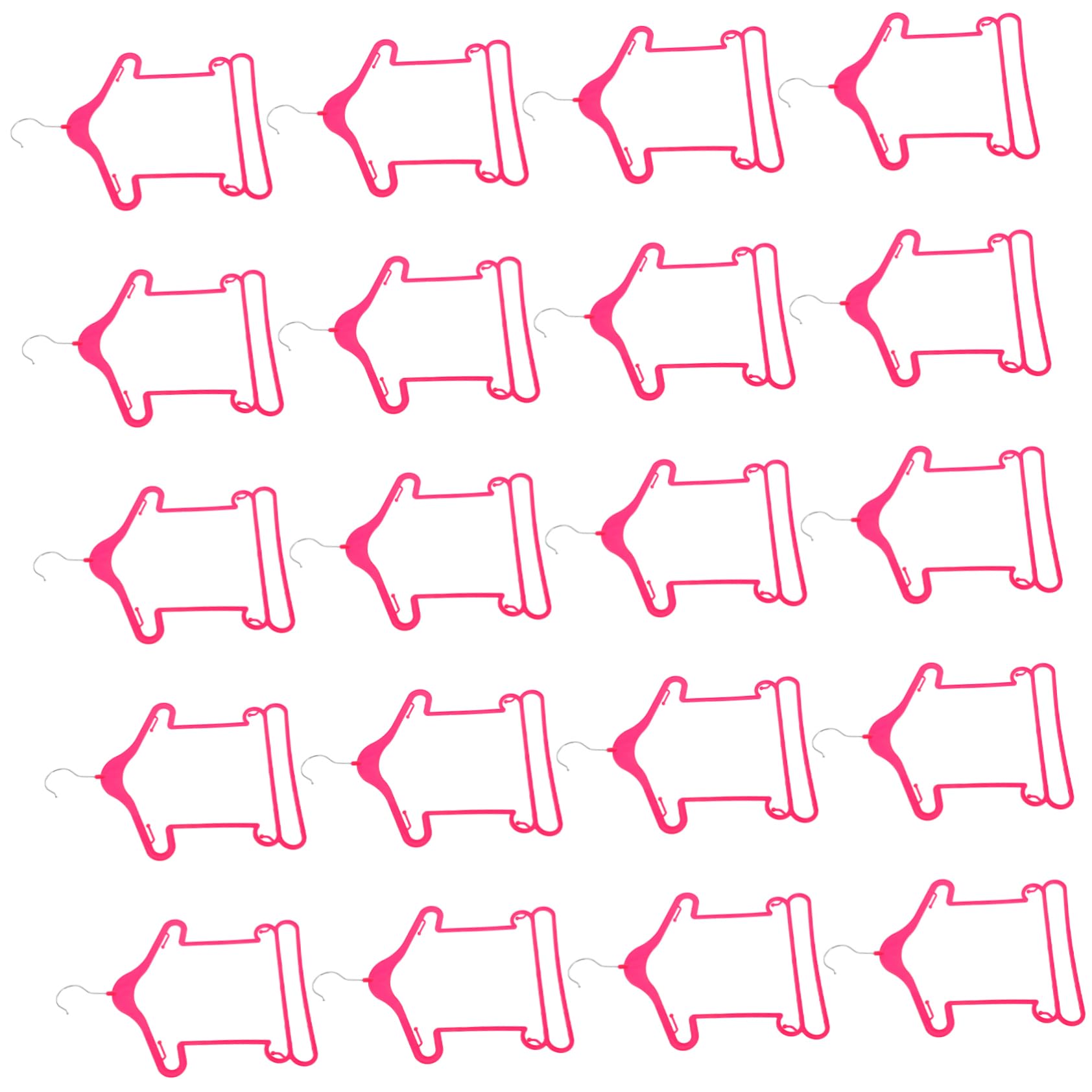 20pcs Children Hanger Kid Hanger Hangers Childrens Hangers Suit Suits Clothes Hangers Children Clothes Hanger Hangers Plastic Hanger Coat Hangers Rosy KOMBIUDA