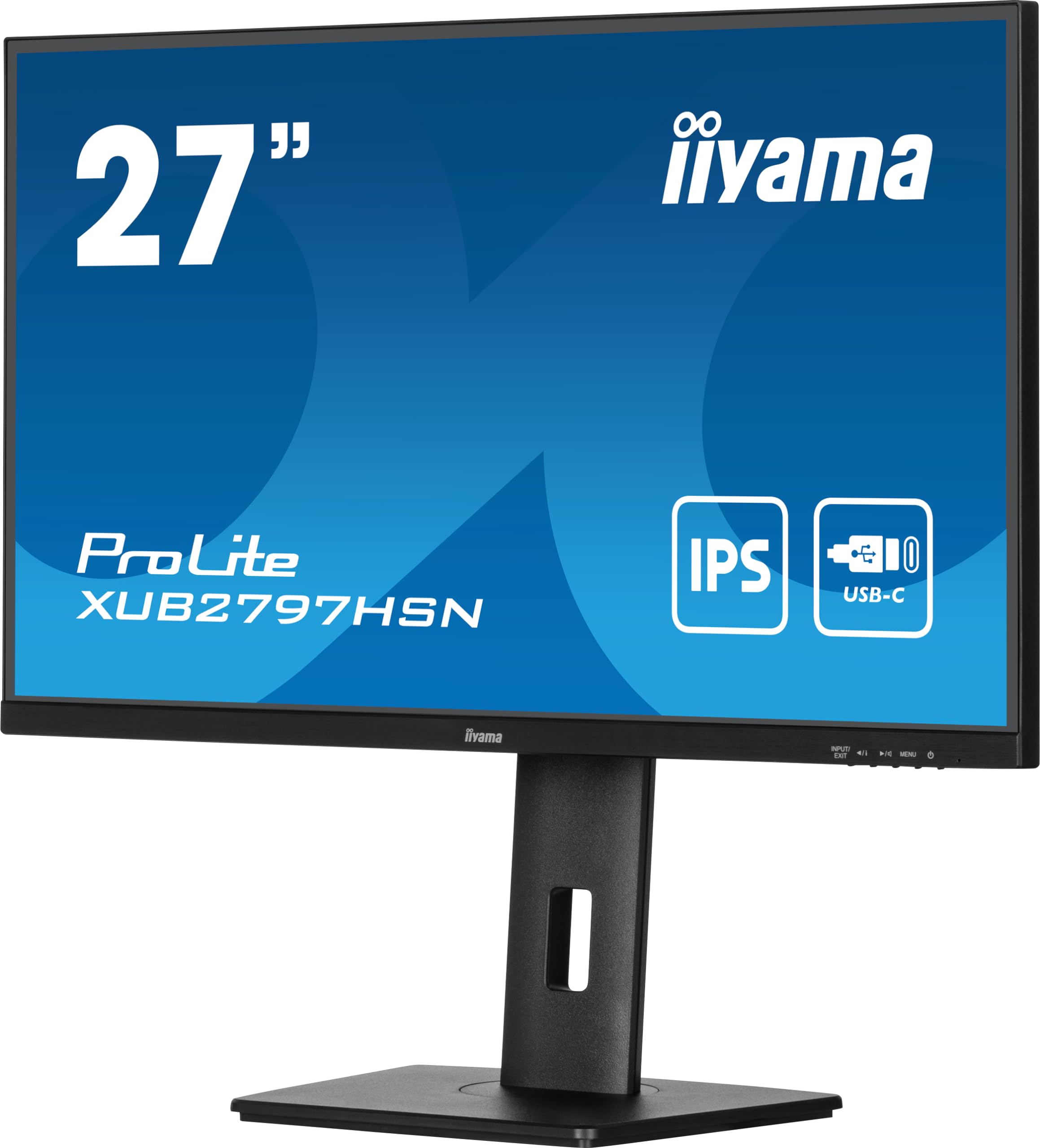 iiyama XUB2797HSN-B1-27, IPS, 1920 x 1080/100Hz, 1H1DP1C, HAS, RJ45