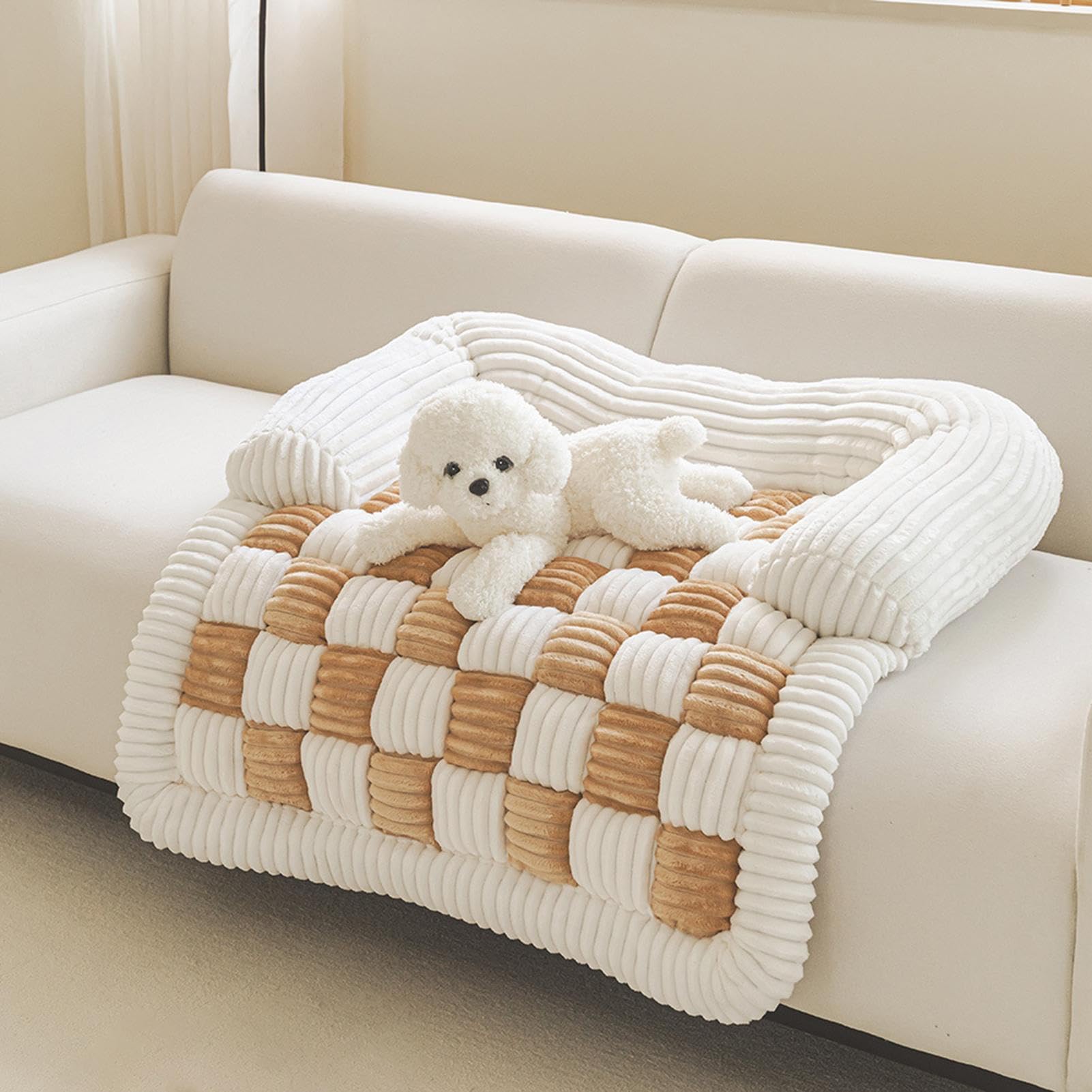Copertura Per Divano Per Cani Cuscino In Flanella Antiscivolo 70 Cm | Lavabile Copertura Per Divano Per Animali Domestici Per Protezione Mobili Interni Gatto Cucciolo Sonno Rilassamento