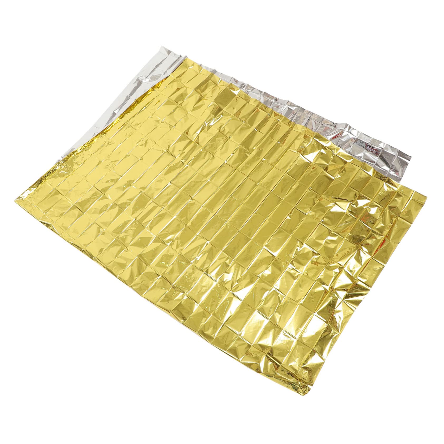 WOONEKY 10piezas De Emergencia Térmica para Camping y Cobertor Resistente y para Protección Solar y Doble Cara