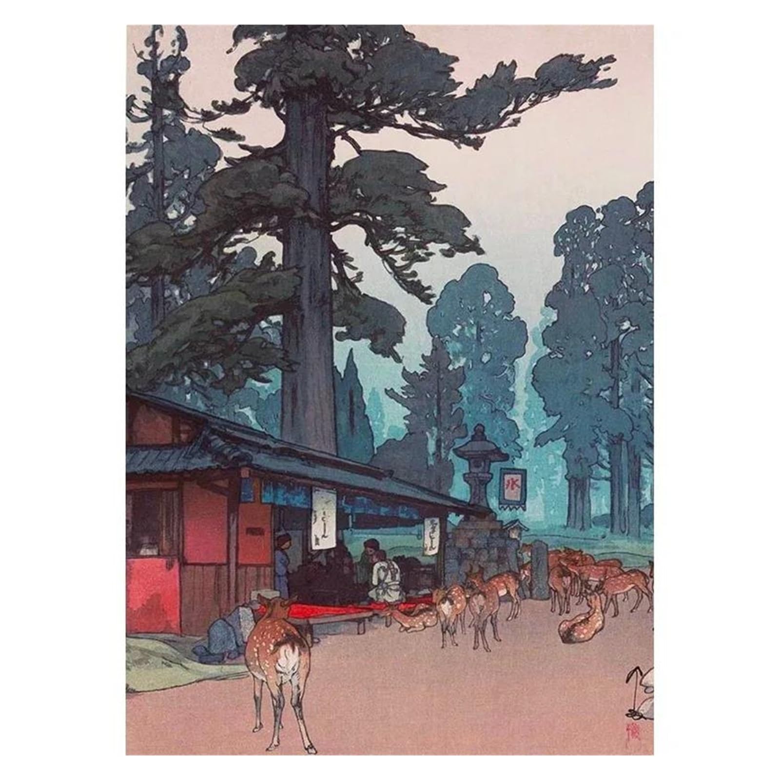 Affiche Japonaise Traditionnelle 40x60 : Dites Adieu aux Murs Vides avec cette Toile