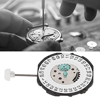 Quartz Delicate Stability Watch Repairing Movement for Watchmakers Movement Sl28 Watch, Watch Movement Repair tools Kits Movement Watch Accessories(Date At 3)
