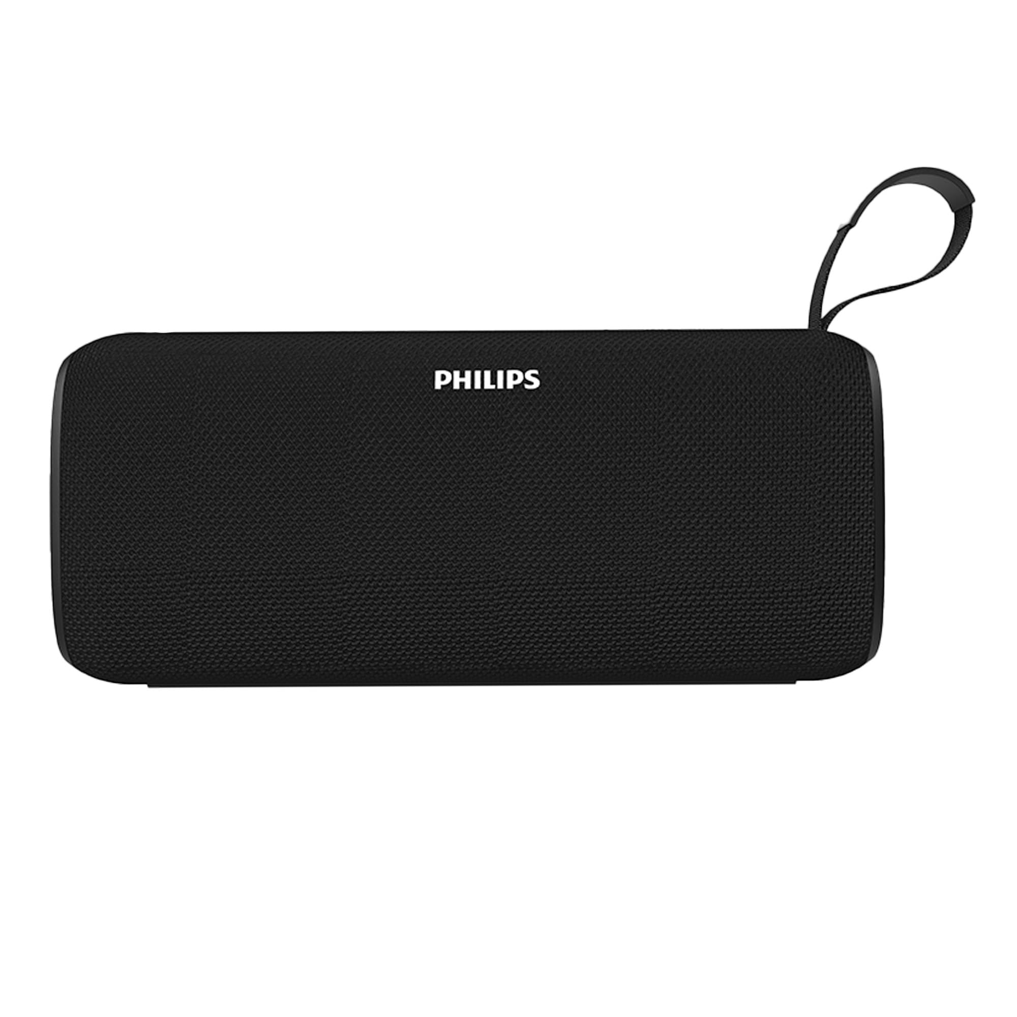 PHILIPS Audio TAS2400BK Portable Bluetooth Speaker with Stereo Sound, 32W RMS, 2400mAh Rechargeable Battery, BT v5.3 Connectivity, IPX4 Waterproof, Supports TF/USB/BT Modes with Hanging Strap (Black)-image-6