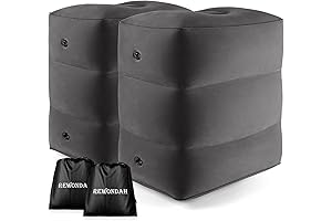 Rewoundah Travel Inflatable Foot Rest Pillow: A Must-Have for a Comfortable Air Travel!