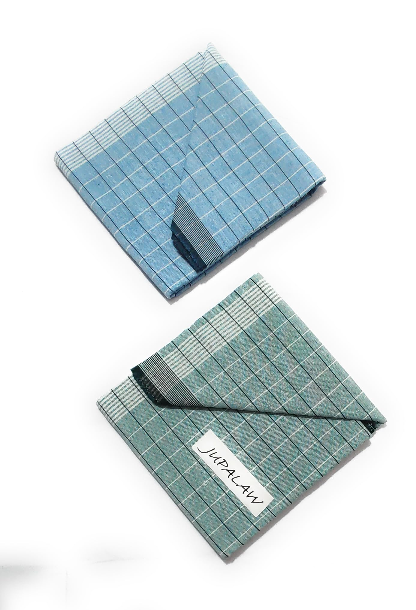 100% Pure Cotton Checked Fancy 2mts lungi,(Pack of 2) J2FARM1-image-43