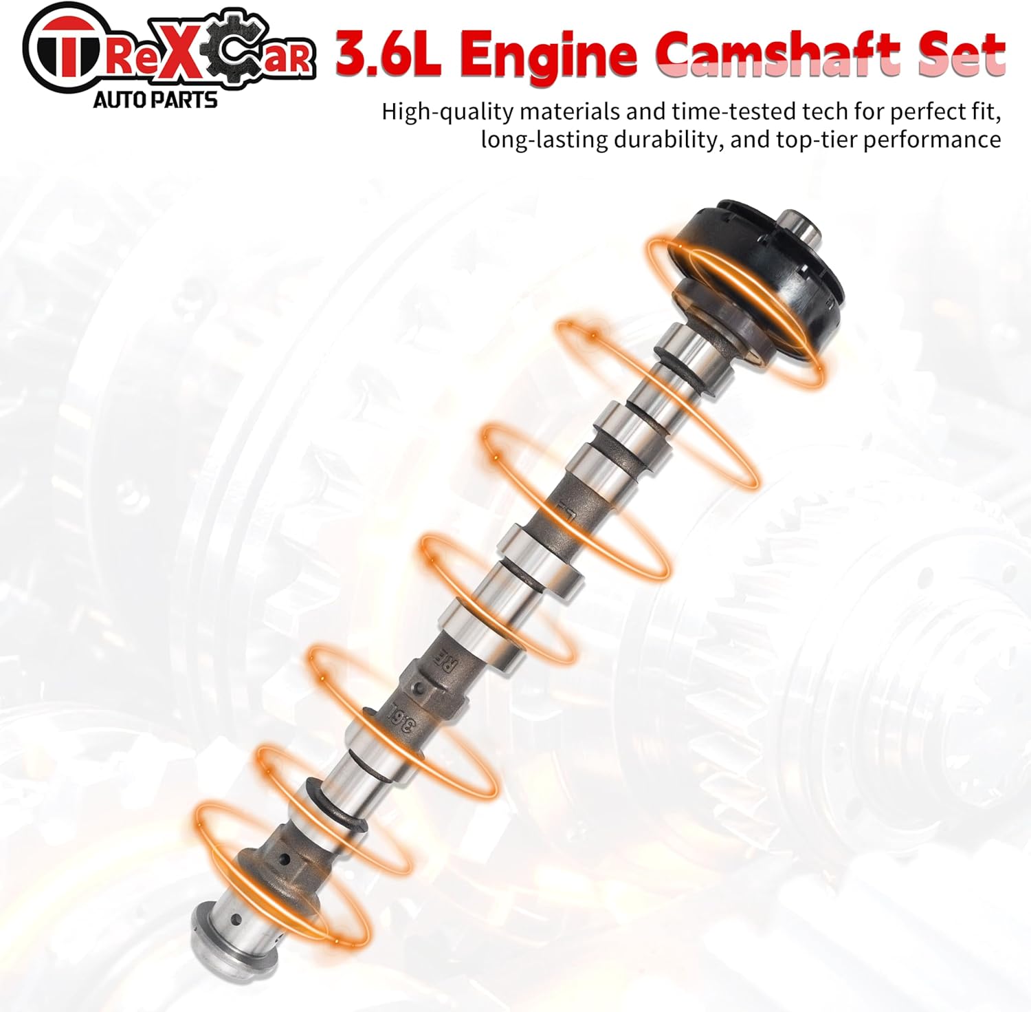 4Pcs Camshafts Kit Left & Right/Intake & Exhaust for 2016-2024 Dodge Chrysler Jeep Ram 3.6L V6 OE 5047913AD 5048030AD 5048029AD 5047912AD