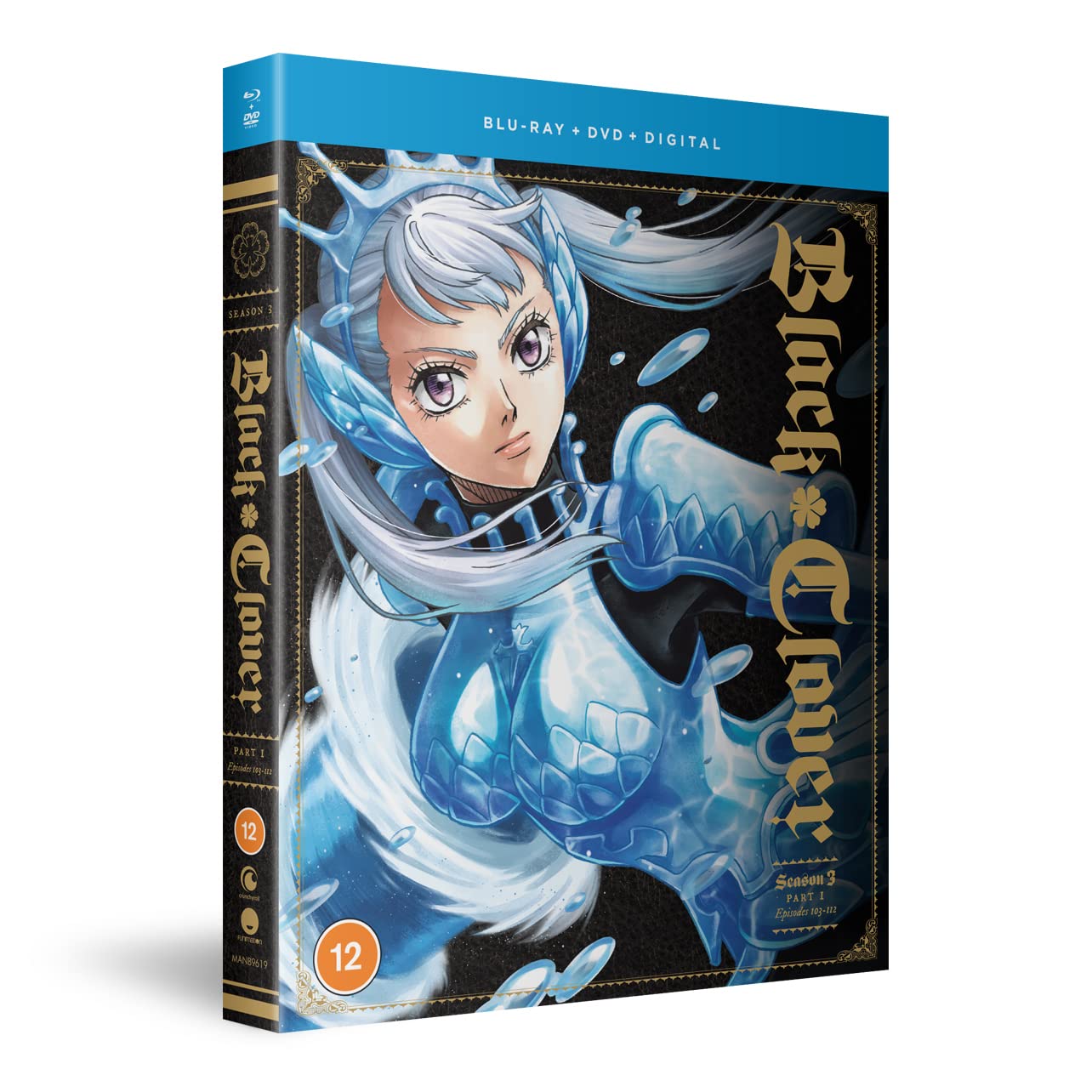Black Clover Temporada 3 Parte 1, pack de anime en discos Blu-ray y versión digital HD