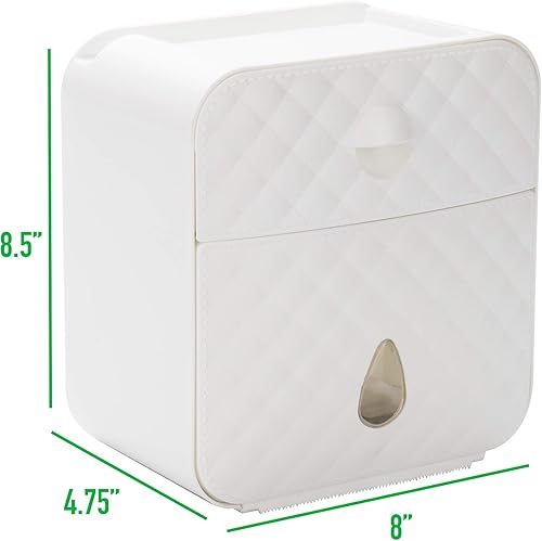 Miniatura 3 de Mind Reader Dispensador de pañuelos sin contacto, dispensador de pañuelos de montaje en pared, servilleta, dispensador de toallas de papel para