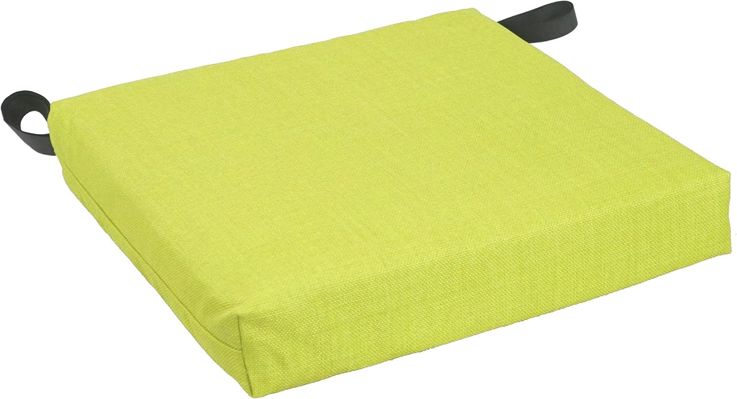 Blazing Needles Indoor/Outdoor Chair Cushion, 16" x 16", Lime 4 Count