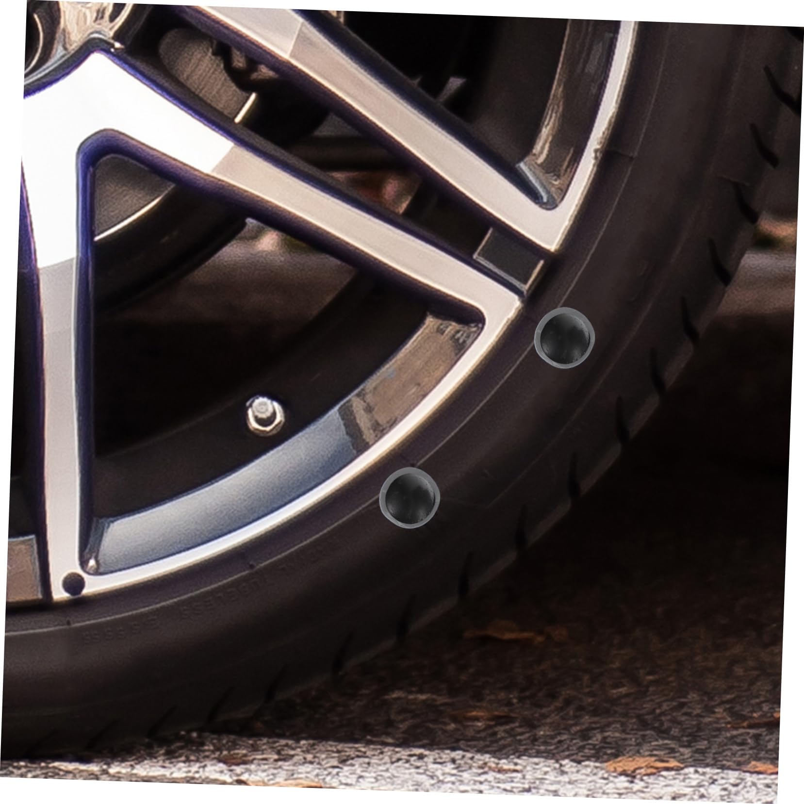 Hemobllo 24 Pezzi Tappi Riparazione Pneumatici in Gomma Nero Chiodi per Riparazione Rapida e Resistente di Pneumatici per Bicicletta Elettrica e Scooter