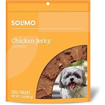 Amazon Brand - Solimo Chicken Jerky Dog Treats, 2 pounds (Packaging May