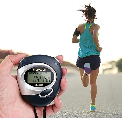 Miniatura 6 de Temporizadores electrónicos resistentes a la intemperie Pantalla clara Temporizadores deportivos para actividad al aire libre Precisión cronometraje
