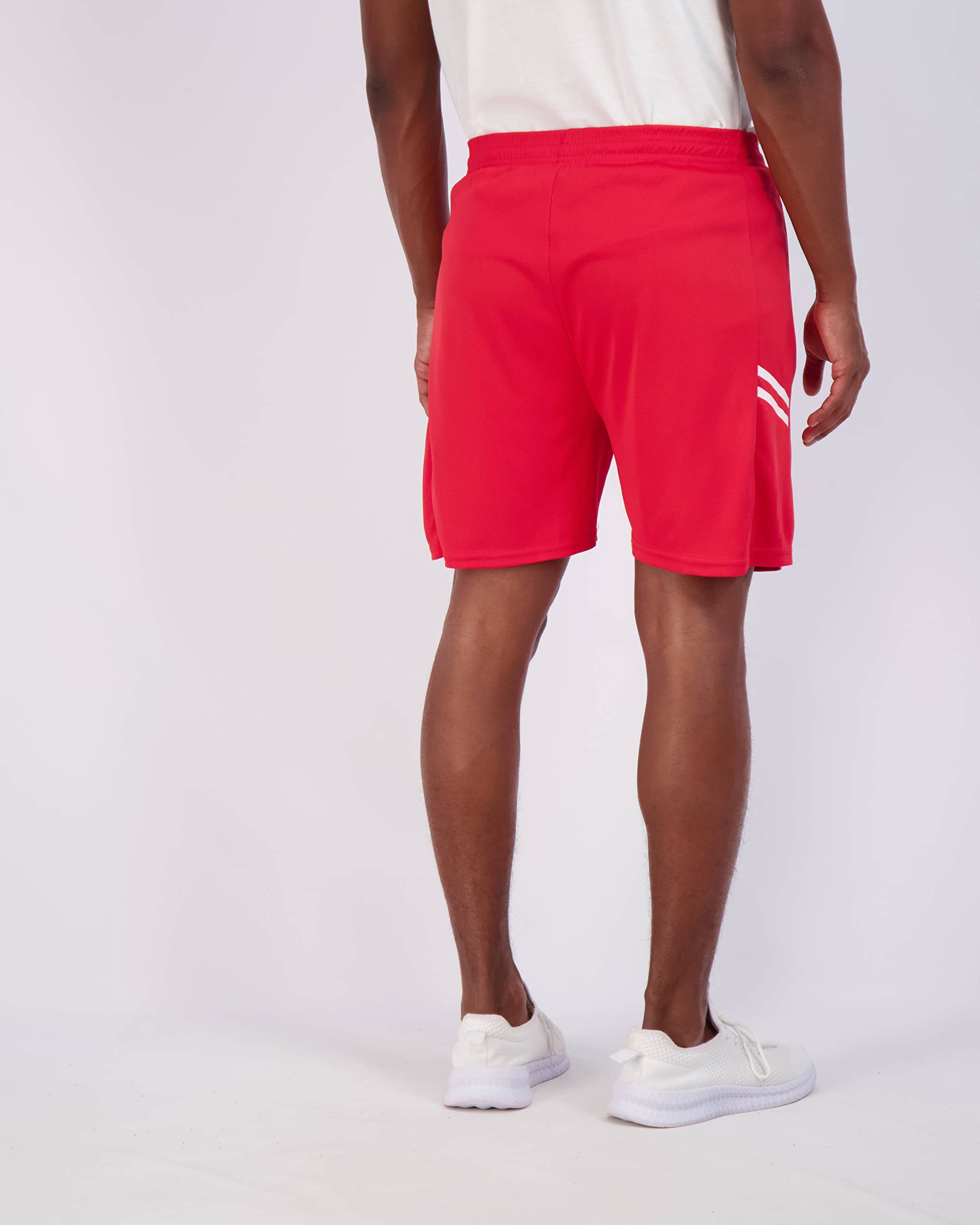 Real Essentials Pantalones Cortos de Gimnasio - Pantalones Cortos de Tenis Hombre