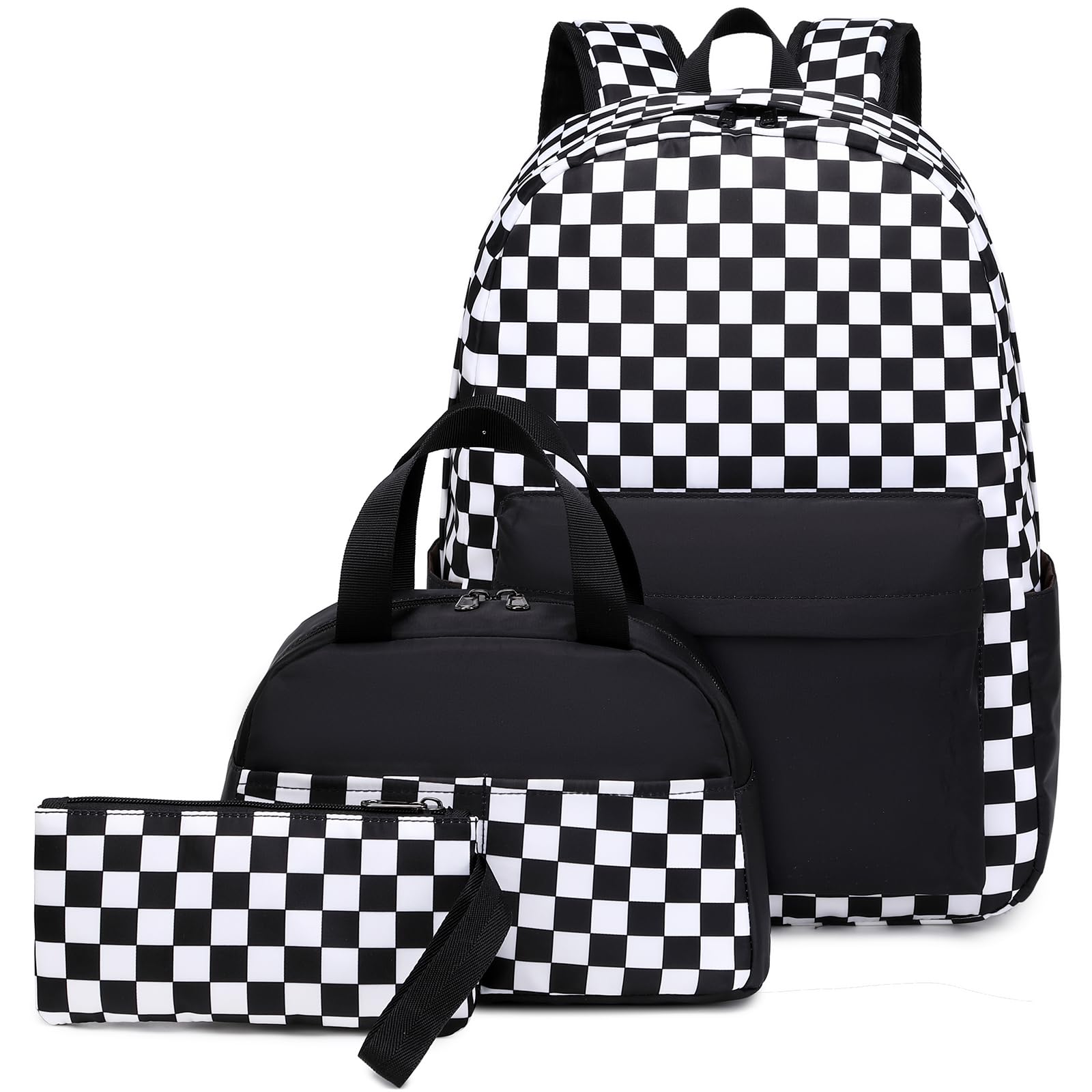 Joyfulife Girls Backpacks Kids Bookbags Teen Backpacks for School Student Backpack with Lunch Box Pencil Bags 3 in 1