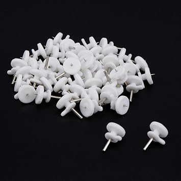 Crapyt 50 PCS Concrete Wall Hooks Invisible Hardware Hanging Hooks for Hanging Photos and Albums 0.39"0.67" Invisible Nail Hangers Tapestry Hangers