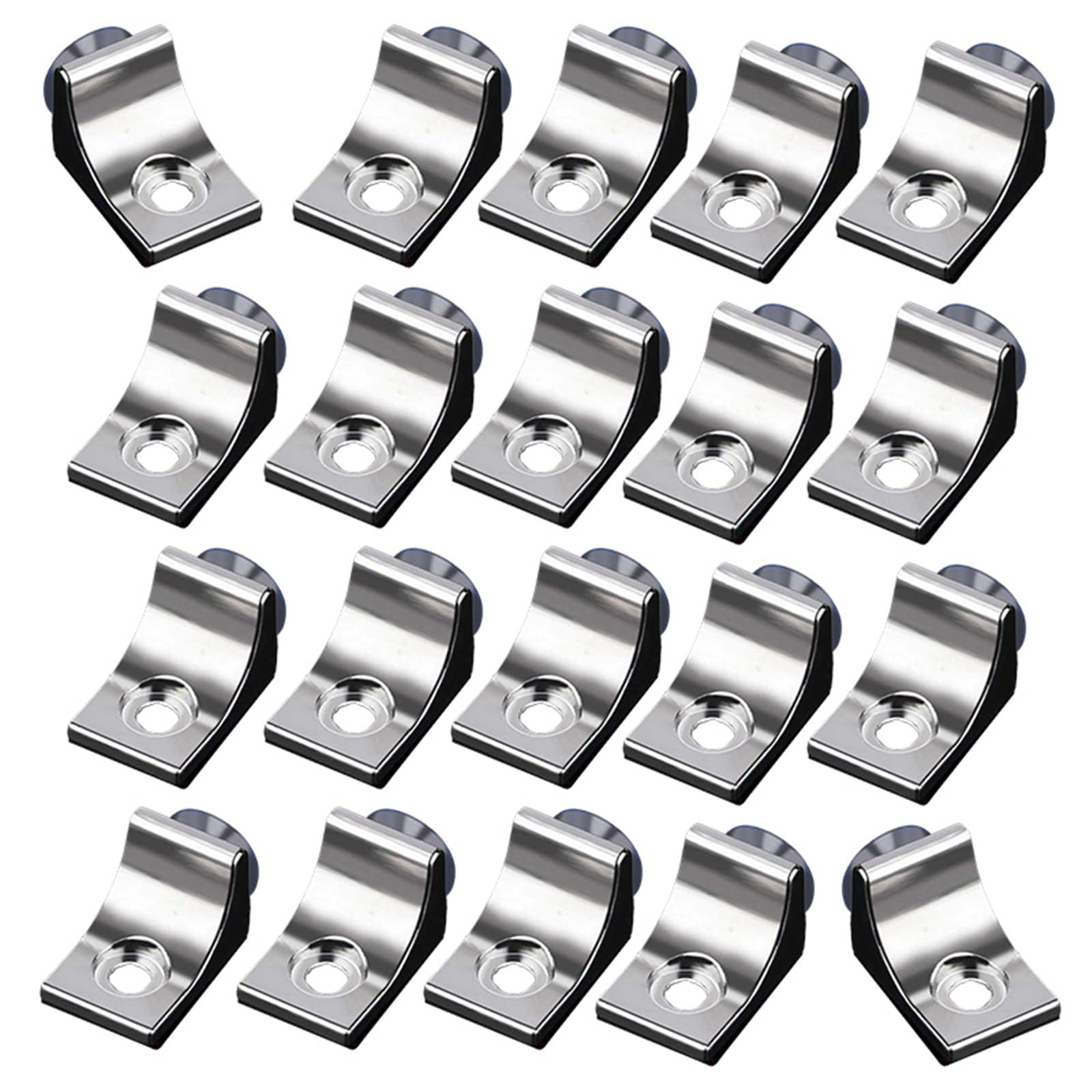 Yrohgkpn A 20Pcs Modifiable Shelf Backs Strong Metal Closet Planner Parentheses For Cupboard Shelving Metal Lloy Cabinet Backs