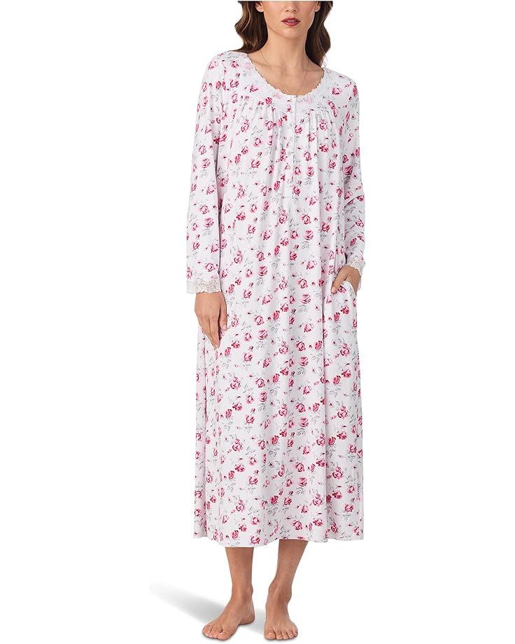 Eileen West Sweater Knit 50" Ballet Long Sleeve Nightgown - Main View