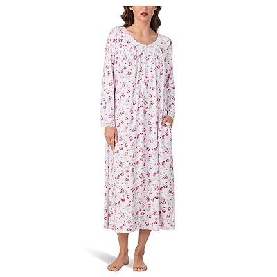 Eileen West Sweater Knit 50 Ballet Long Sleeve Nightgown Women