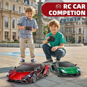 MIEBELY 1/24 Licensed Lamborghini Sian FKP 37 RC Car LED Toy for Boys 6-12