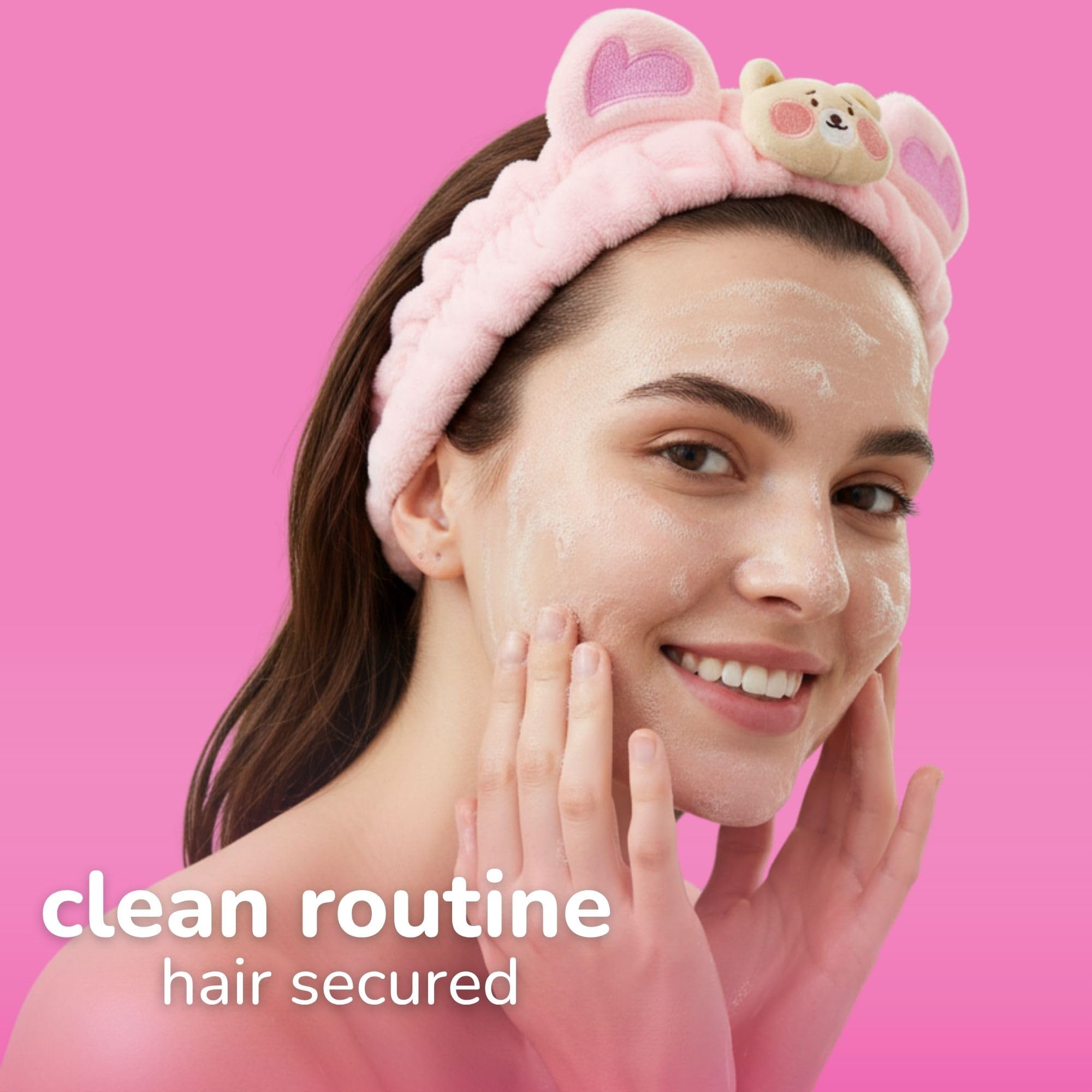 New Crème 3D Teddy Spa Headband The Creme Shop 3D Teddy Headyband™ - Brown main image 3