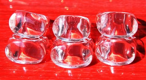 Miniatura 3 de Moldes de anillo de silicona transparente multitransparente, 6 piezas, tamaño 6-2 piezas, tamaño 7.75-2 piezas, tamaño 8.75-2 piezas (A34)