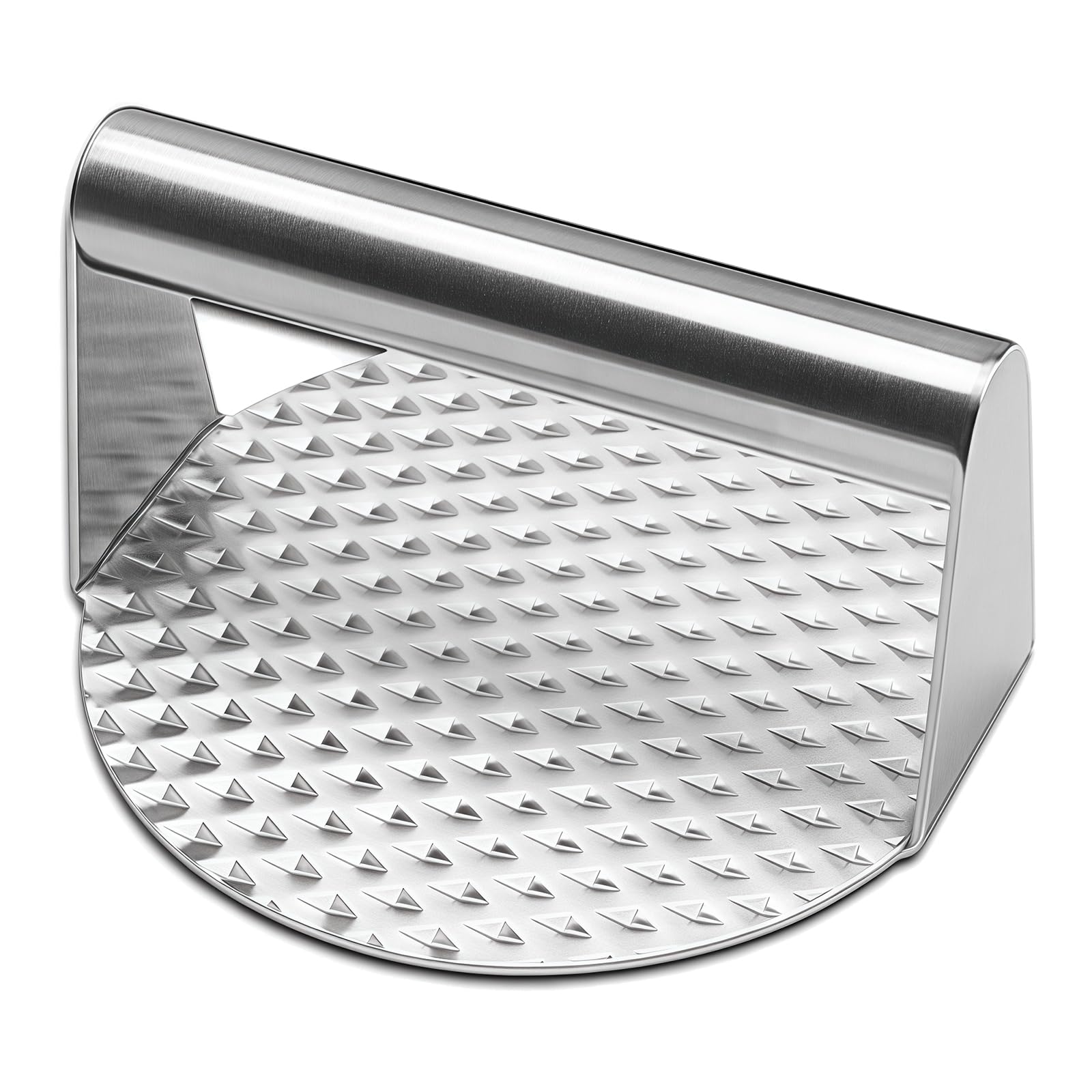 FACAILUO Stainless Steel Manual Burger Press for Uniform Patties Multifunction Kitchen Tool Ergonomic Handle