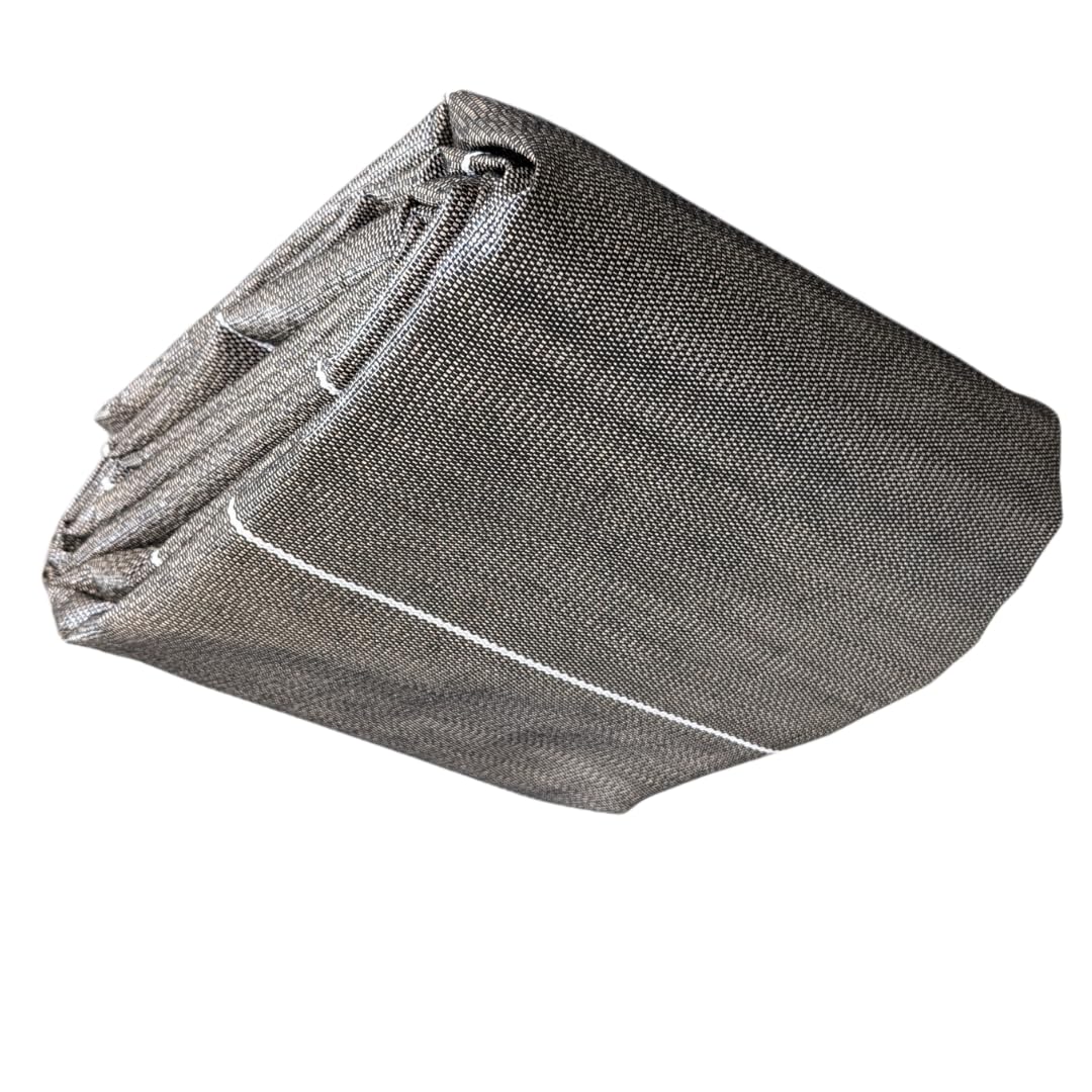 Grande Largeur 130g m2 Toile de paillage Marron tissée Anti Mauvaises Herbes Largeur 4M15 Longueur 5m Bache Geotextile 4M Qualité Pro ZENLYS