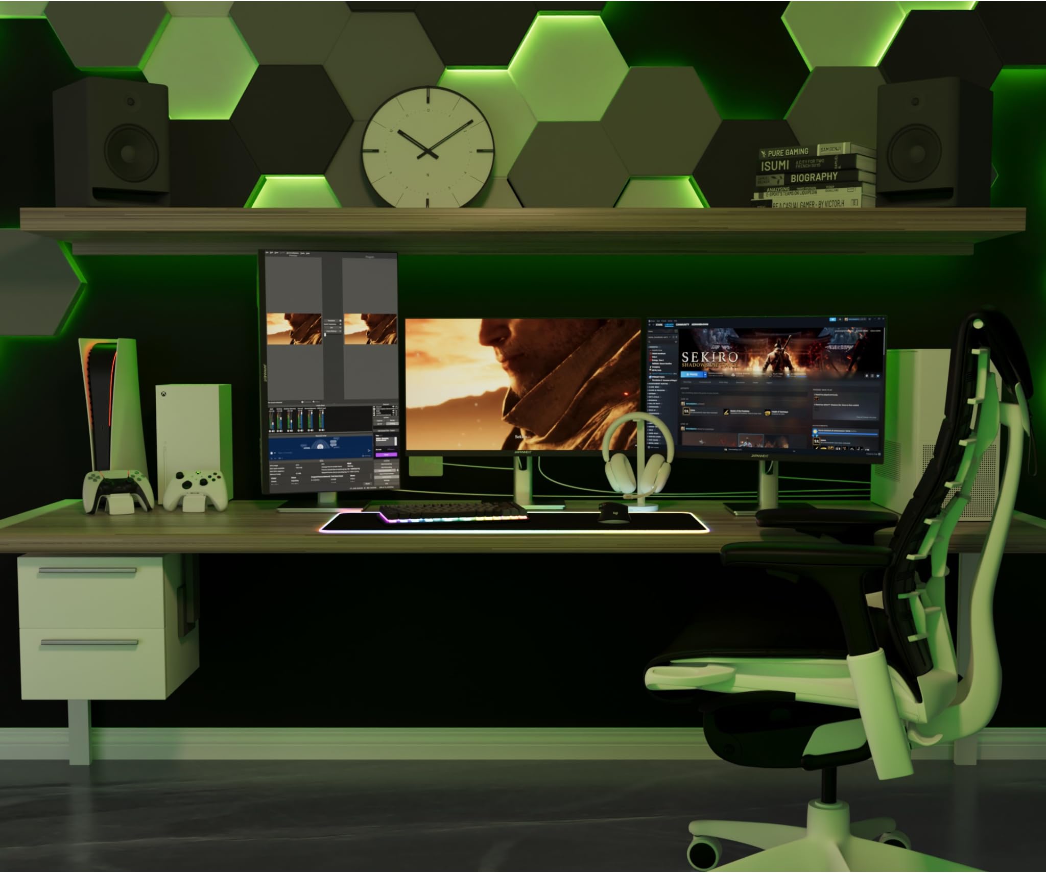 JAPANNEXT Ecran PC Gamer 28" IPS 4K UHD (3840x2160) 144hz 1ms | HDR | Hauteur & Inclinaison Réglable (HSP) Haut-parleurs Intégrés | Flicker-Free G-Sync/FreeSync | Garantie 2 Ans | JN-280IPS144UHDR