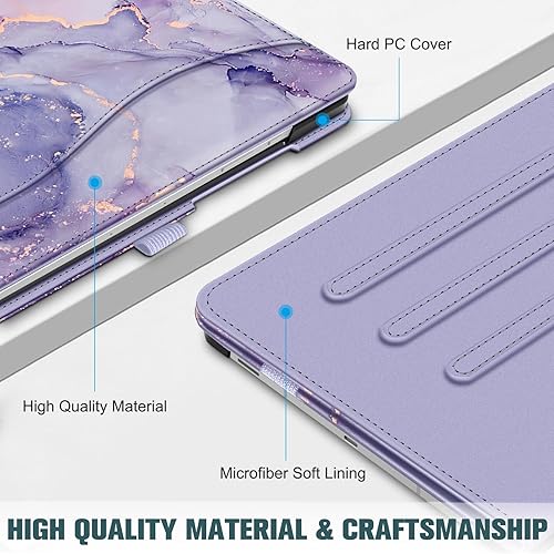 Miniatura 157 de Fintie Funda para Samsung Galaxy Tab S10 Lite/S10 FE/ S9 FE 5G 10.9 pulgadas/Tab S9 de 11 pulgadas con soporte para S Pen, cubierta protectora