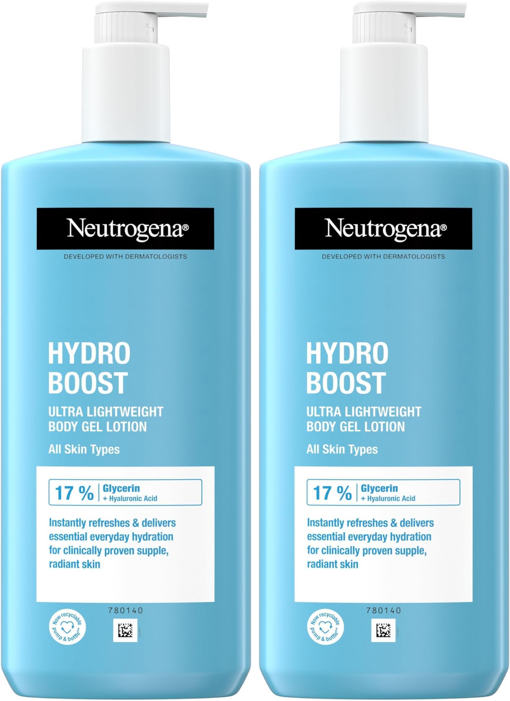 Hydro Boost Body Gel Cream, 400 ml (Pack of 2)