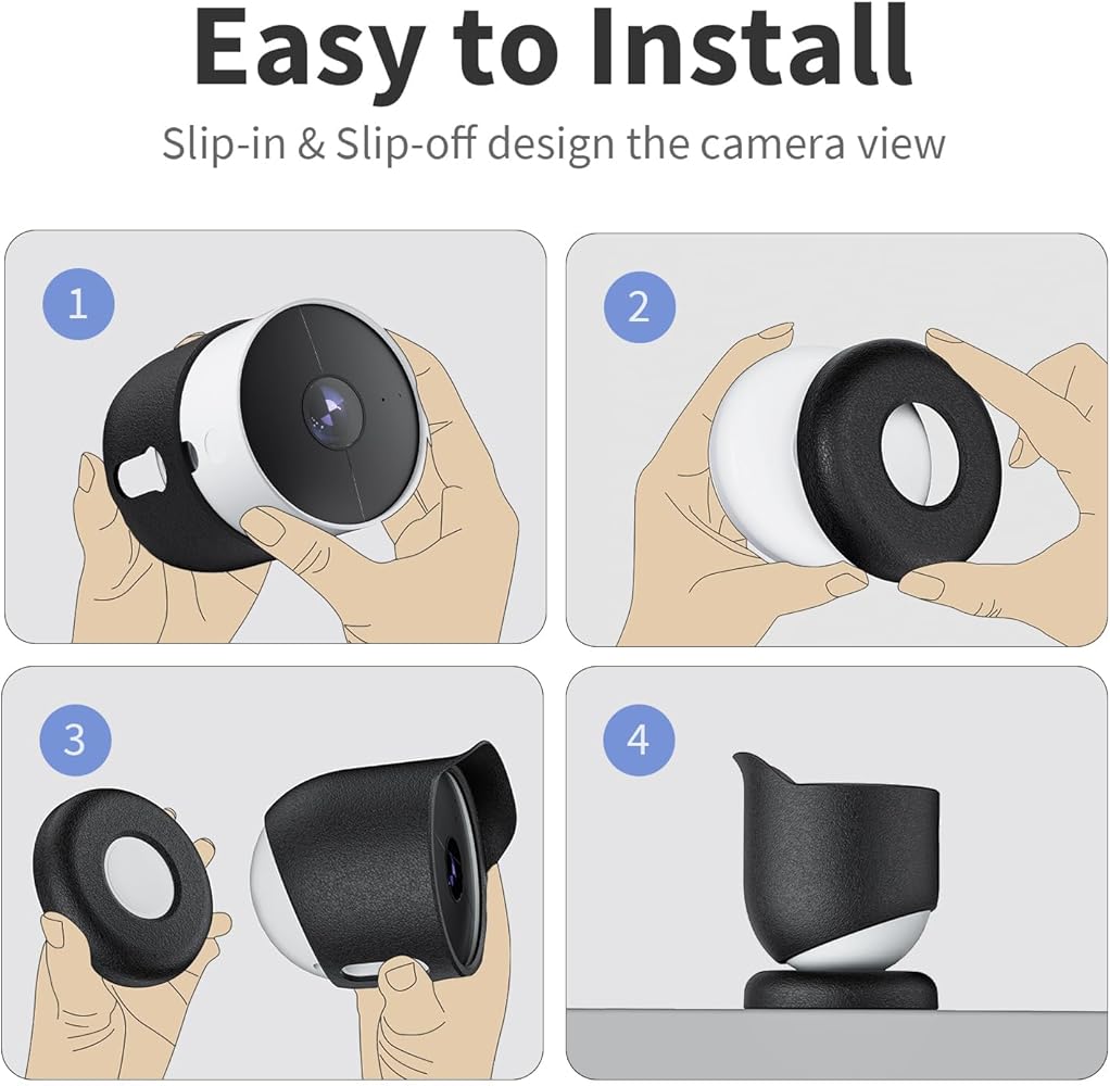 Google Nest Cam シリコンケース付き Amazon.com : Augstci Google Camera Outdoor Cover Compatible