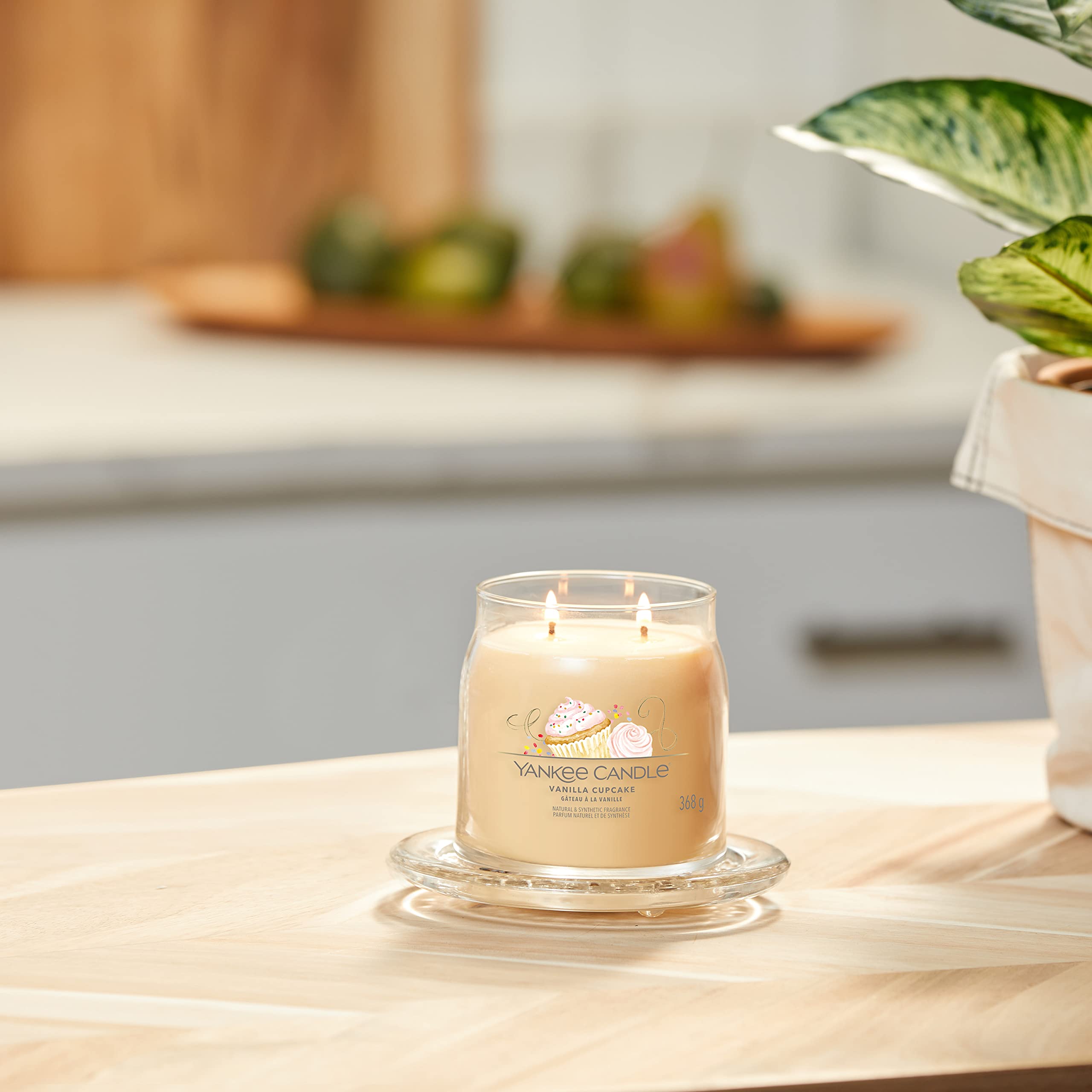 Yankee Candle-geurkaars | Vanilla Cupcake Large Jar | Brandduur: tot wel 150 uur Yankee Candle-geurkaars | Vanilla Cupcake Large Jar | Brandduur: tot wel 150 uur
