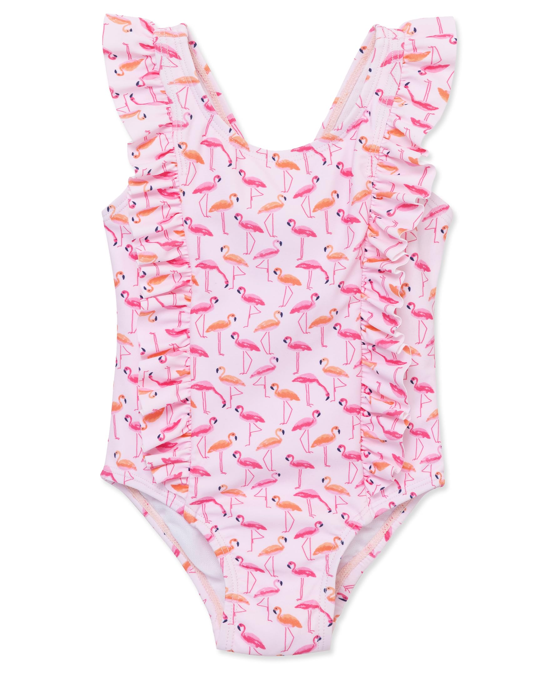 Little Me Baby-Girls Little Girls' UPF 50+ Sun Protection One Piece Swimsuit