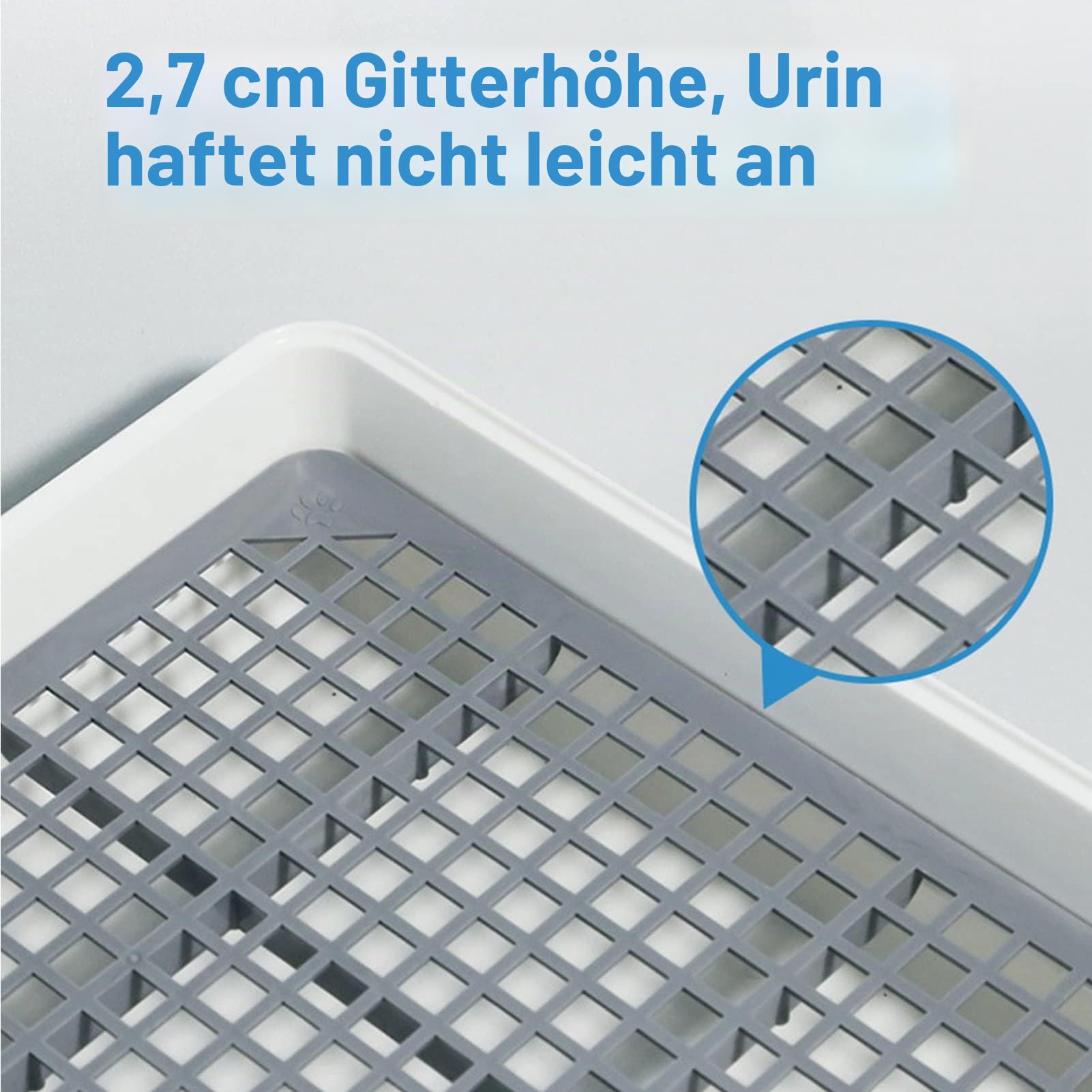 Töpfchen für große und kleine Hunde, aus Kunststoff, zum Trainieren