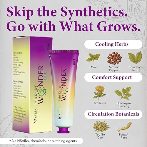 Miniatura 5 de Wonder Gel Gel - Crema de alivio del dolor de acción rápida para músculos, articulaciones, cuello, espalda, rodilla, hombros, pies, alivio del dolor