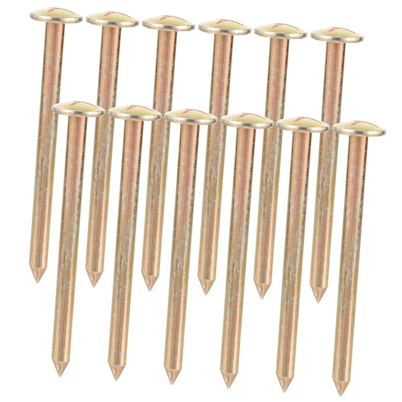 Unidades Clavos Metálicos para Marcación De Y Medición Exteriores Acero Inoxidable Resistente para Profesional Jardinería Y Construcción 12 Piezas X 4